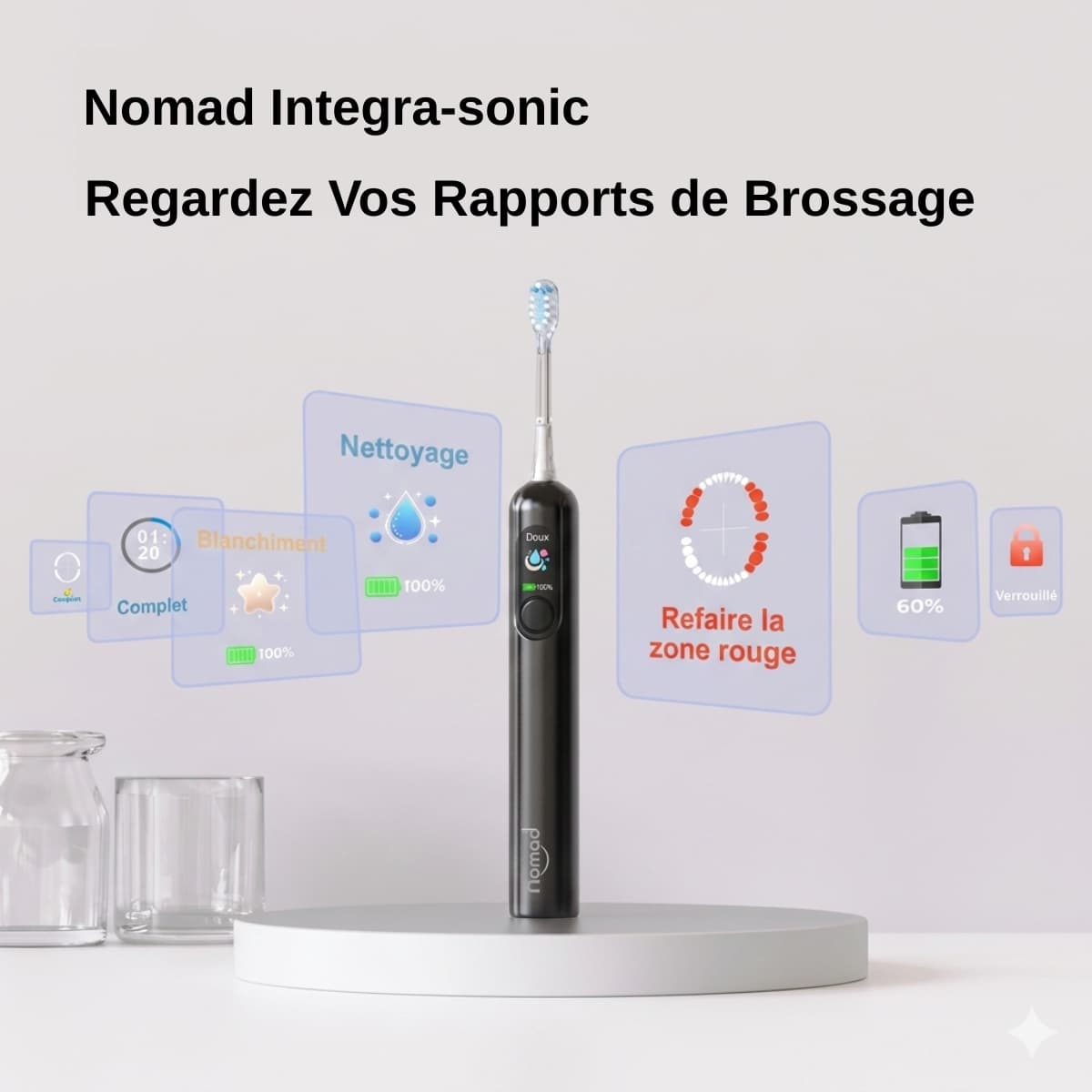 Integra Sonic : brosse à dents sonique pour implants dentaires