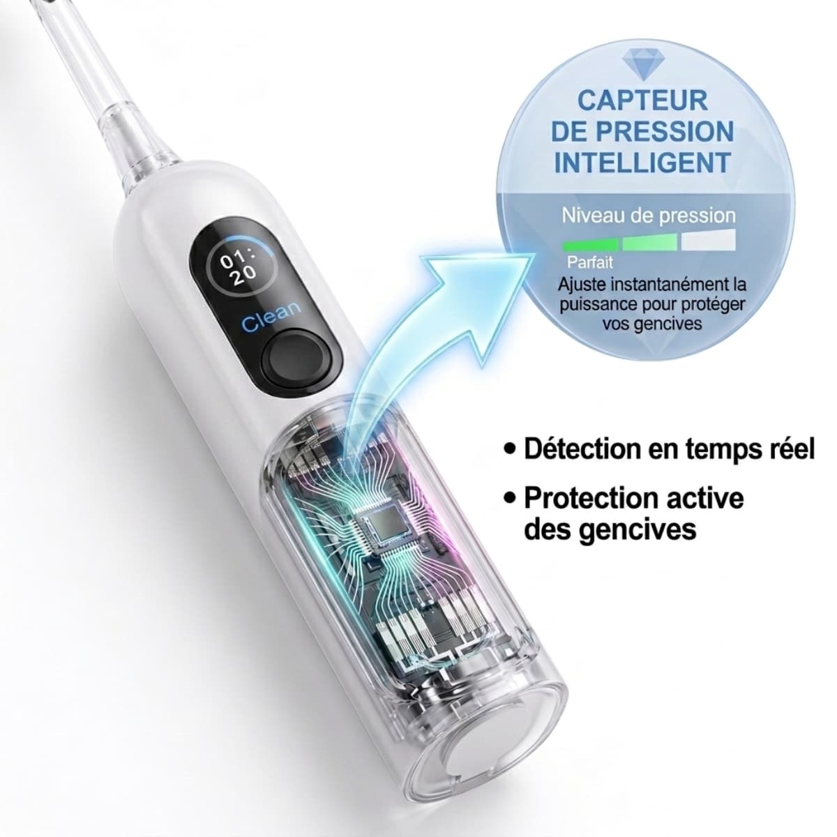 Integra Sonic : brosse à dents sonique pour implants dentaires