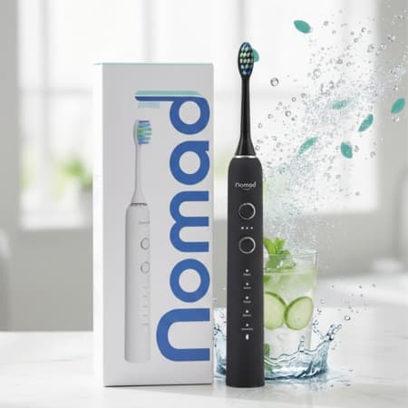 Brosse à dents avec 15 réglages de brossage pour gencives sensibles
