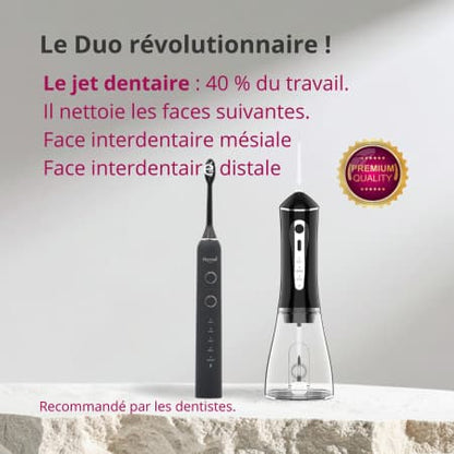 Brosse à dents sonique Nomad pour le nettoyage des faces vestibulaires, linguales et occlusales
